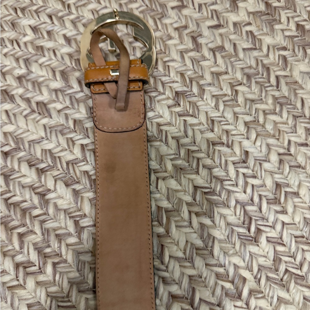 Gucci Belt with Green and Red Stripes and Gold Buckle - Picture 4 of 4
